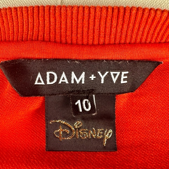 Adam + Yve Kids Disney Sweatshirt, Mickey Mouse, Red/White,Zipper, Youth Size 10 - Picture 8 of 9